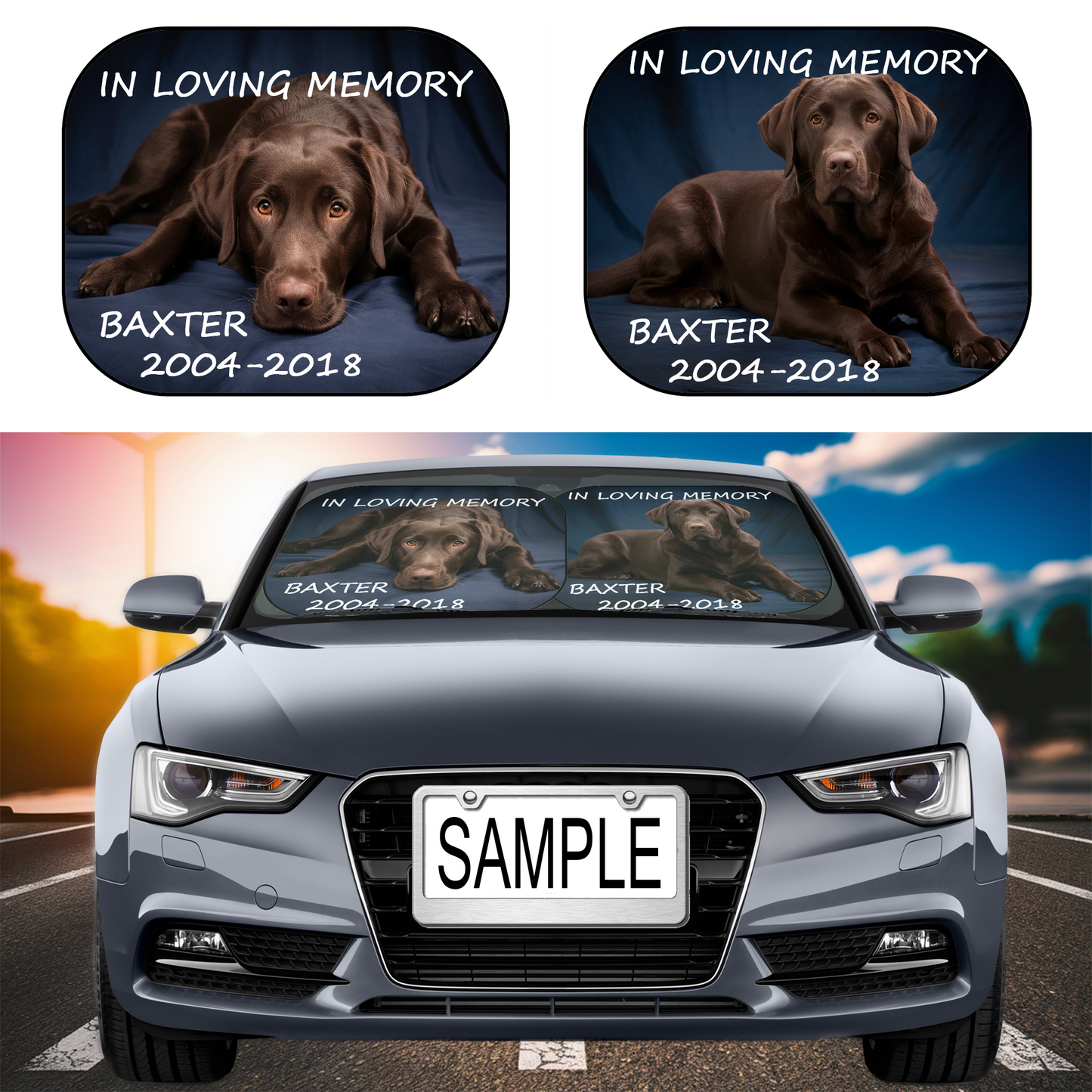 Sun Shade for Pet Memorabilia