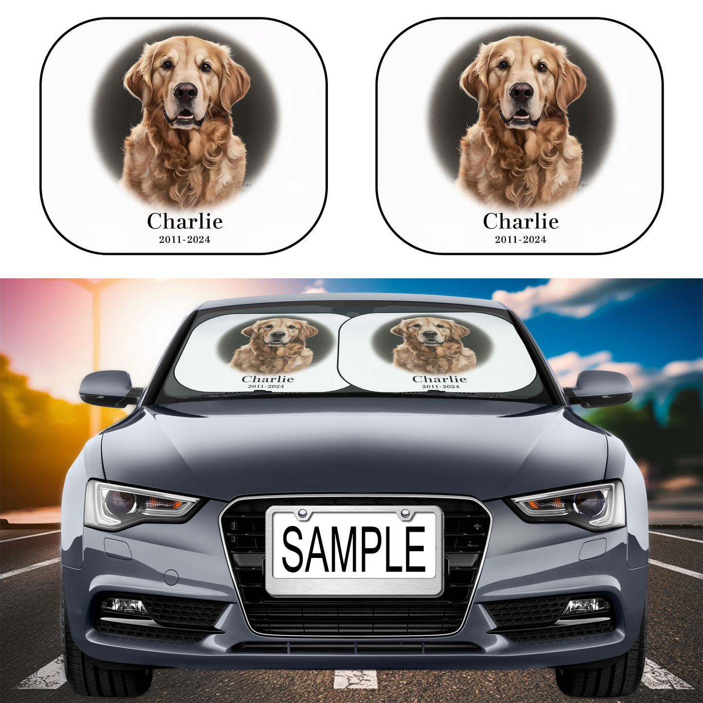 Sun Shade for Pet Memorabilia